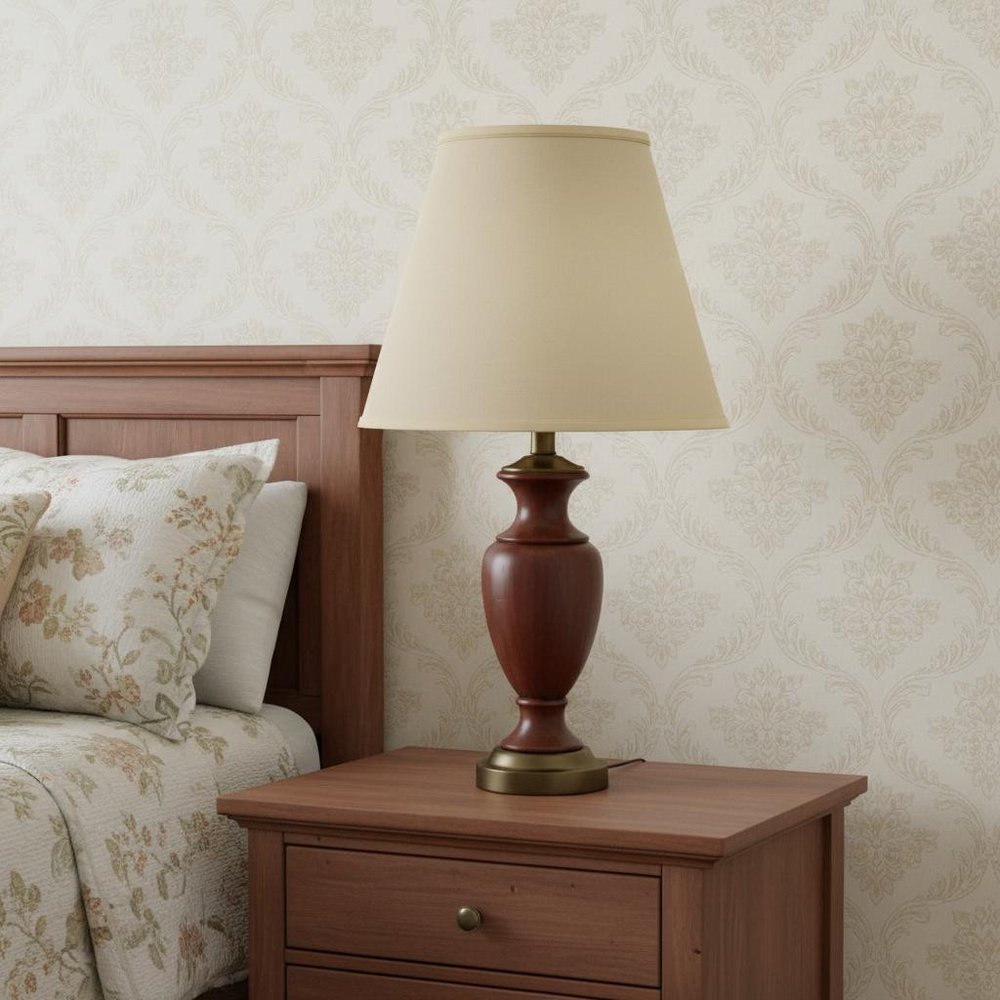 Beige Linen Empire Lamp Shade