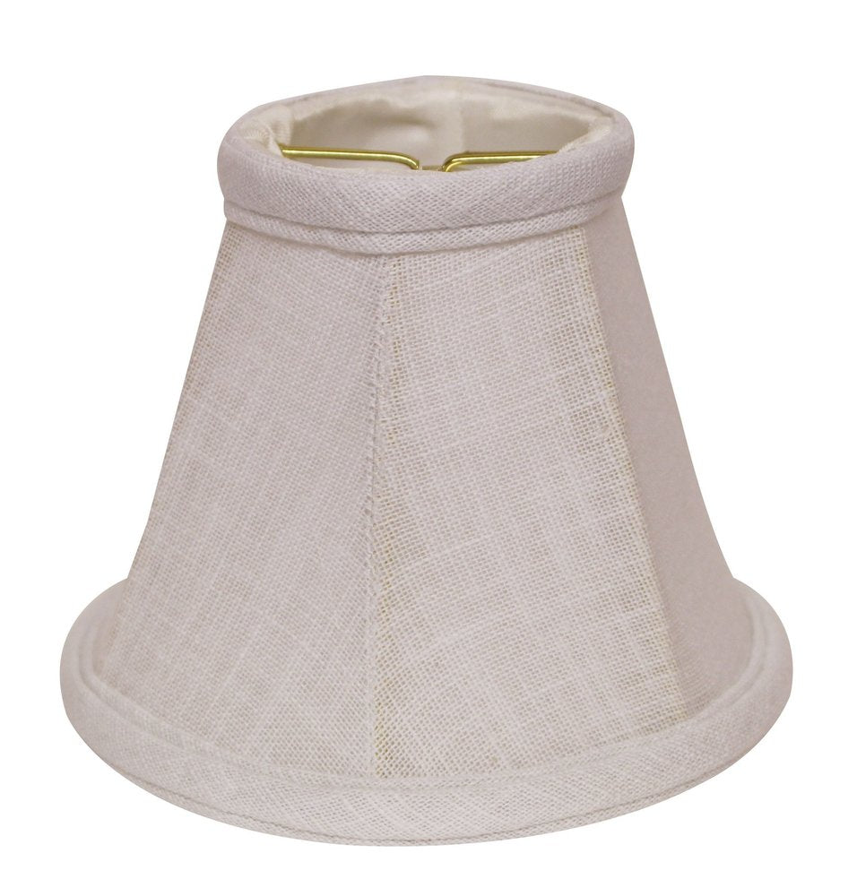 White Linen Empire Lamp Shade