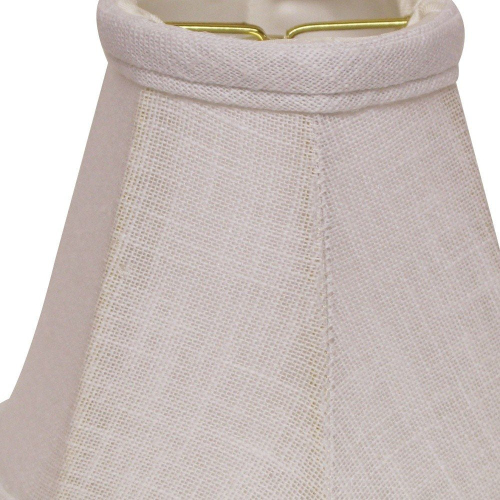 White Linen Empire Lamp Shade
