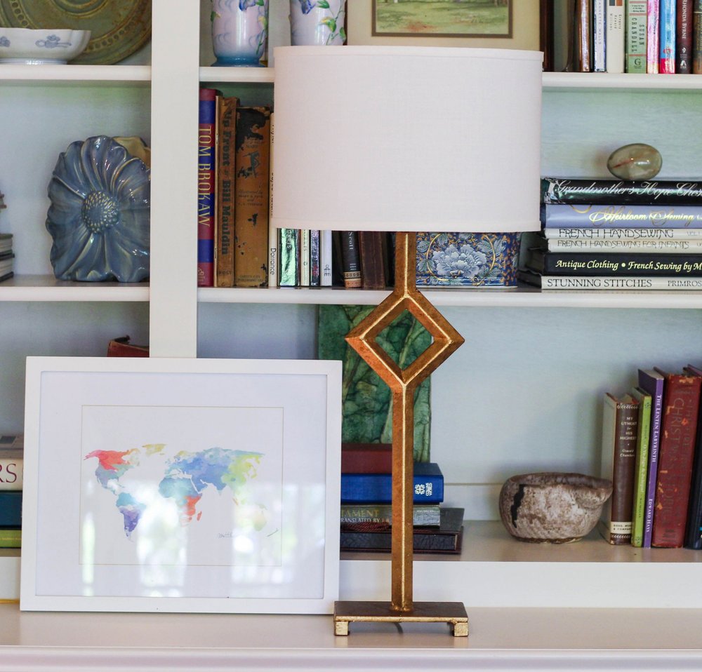 White Linen Oval Lamp Shade