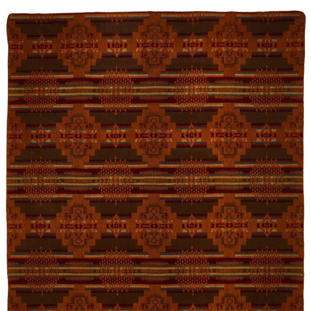 Ultra Soft Chocolate Brown Southwest Handmade Throw Blanket