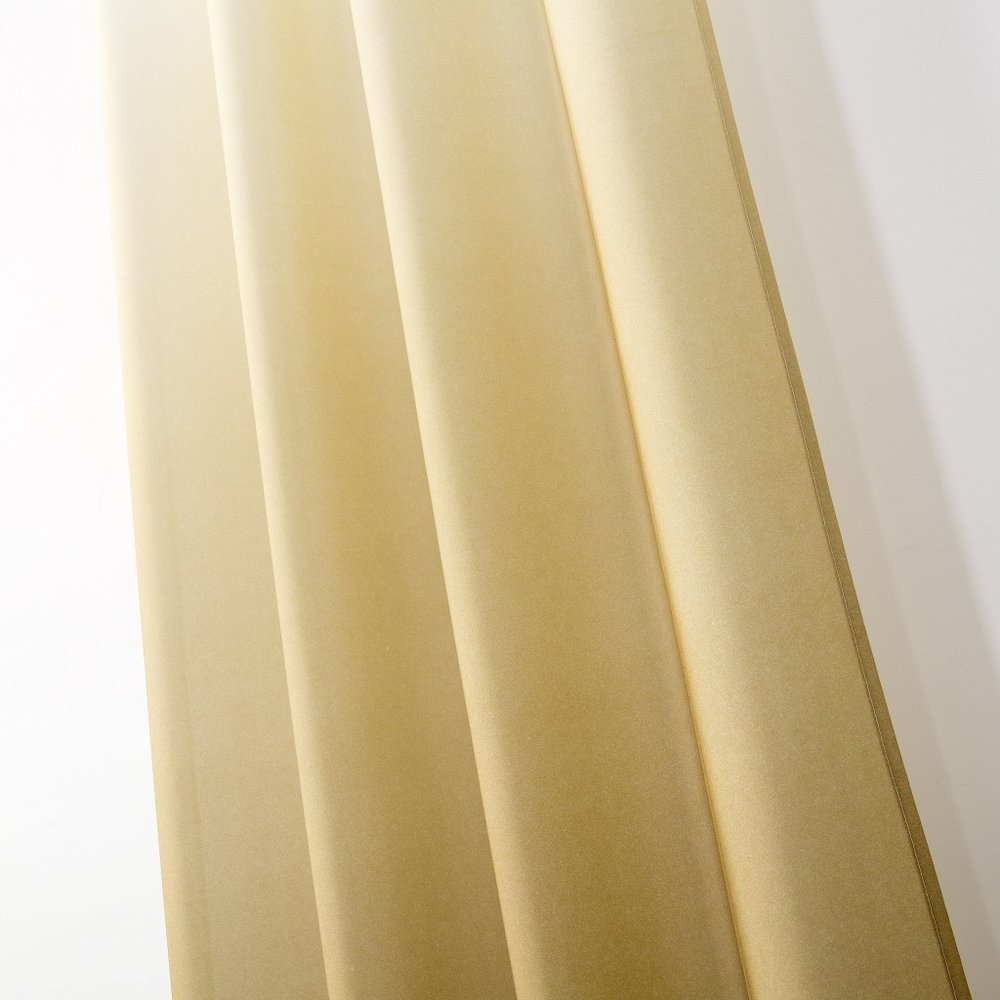 Set of Two 84" Gold Ombre Shades Window Panels