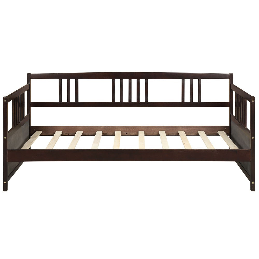 White Wood Twin Bed Frame