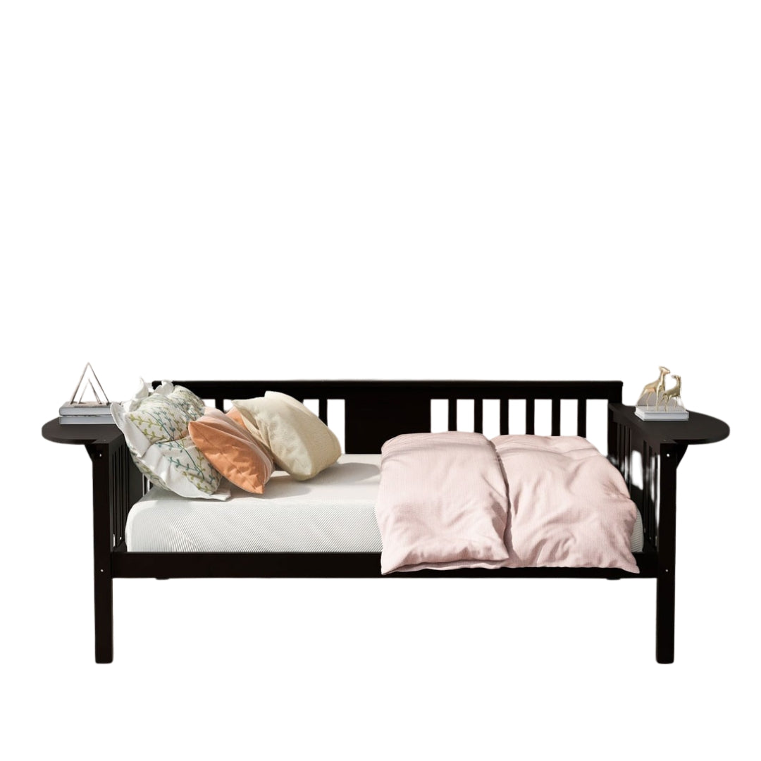 Espresso Wood Full Bed Frame