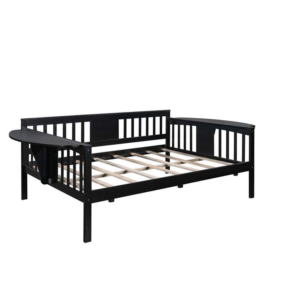 Espresso Wood Full Bed Frame