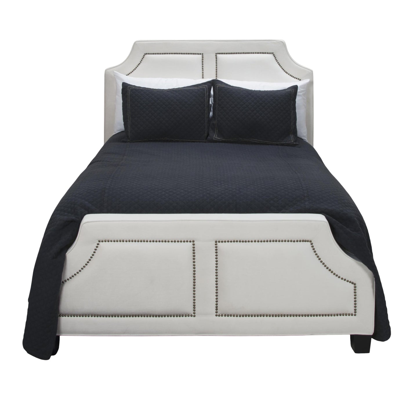 Indigo Checkered King Quilt