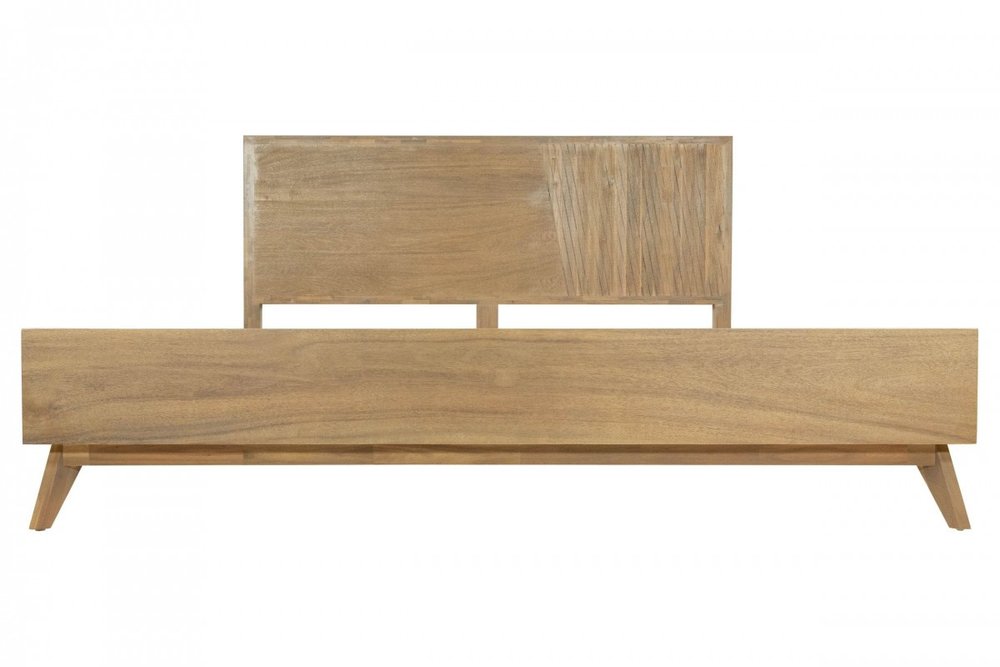 Natural Wood Queen Bed Frame