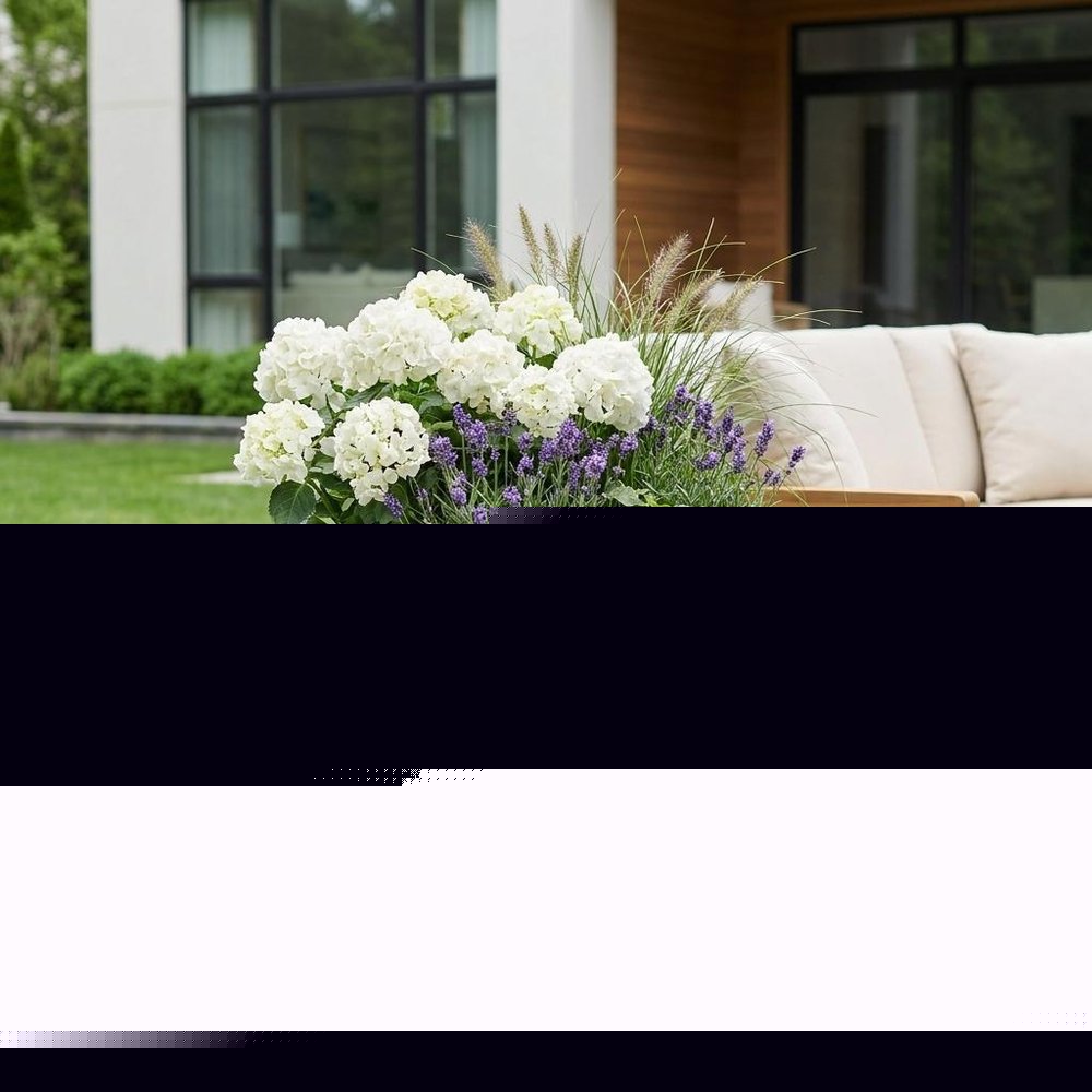7" Black Recycled Plastic Indoor Outdoor Round Pot Planter