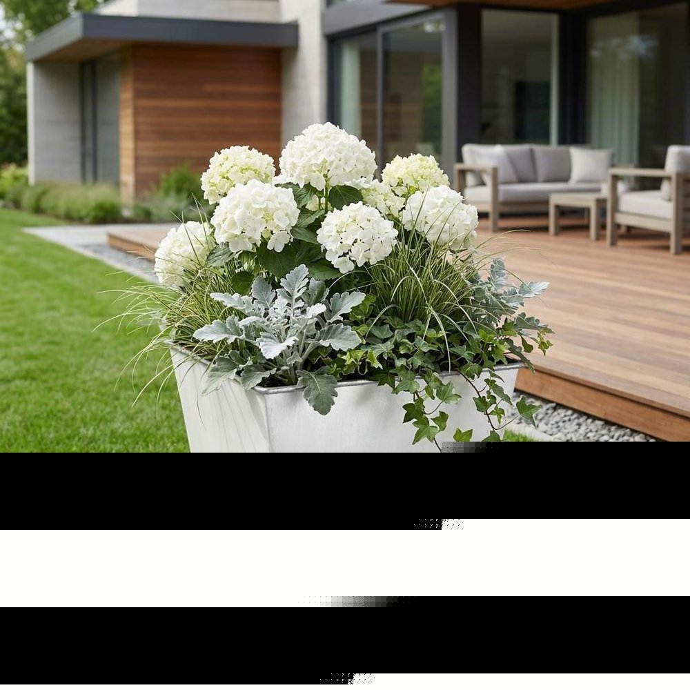 7" Silver Recycled Plastic Indoor Outdoor Square Pot Planter
