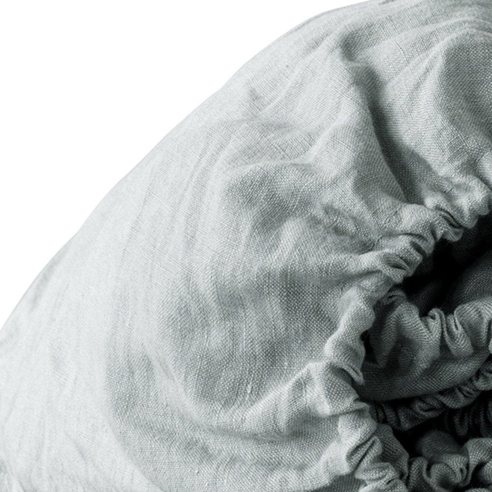 Blue Linen Queen Fitted sheet