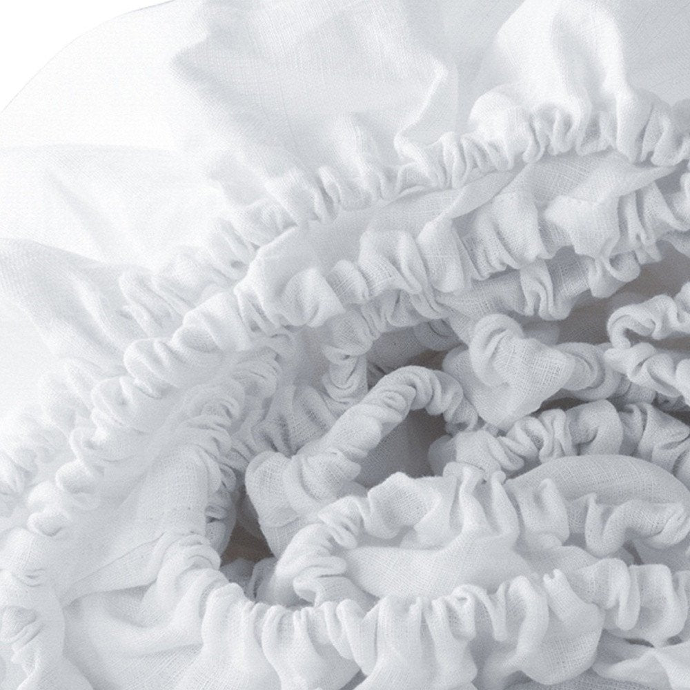 White Linen King Fitted sheet