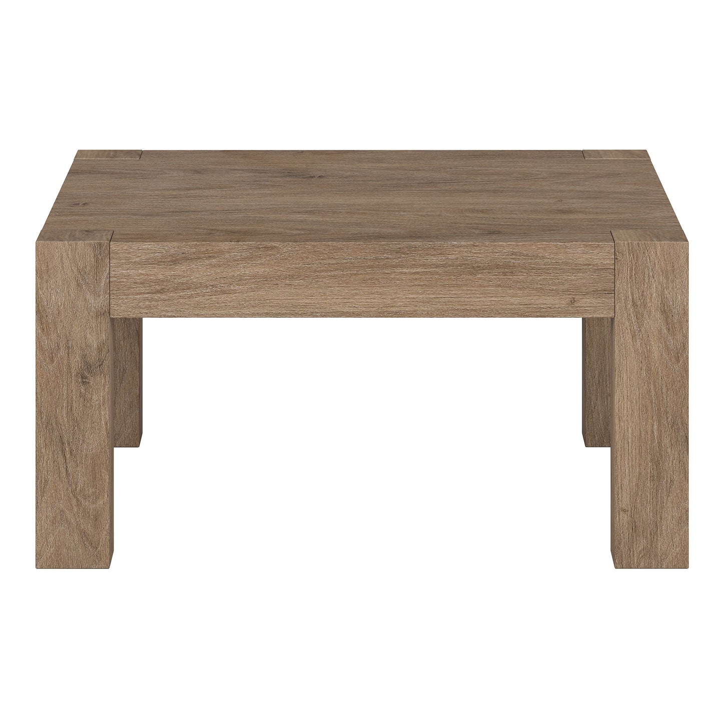 34" Gray Square Coffee Table