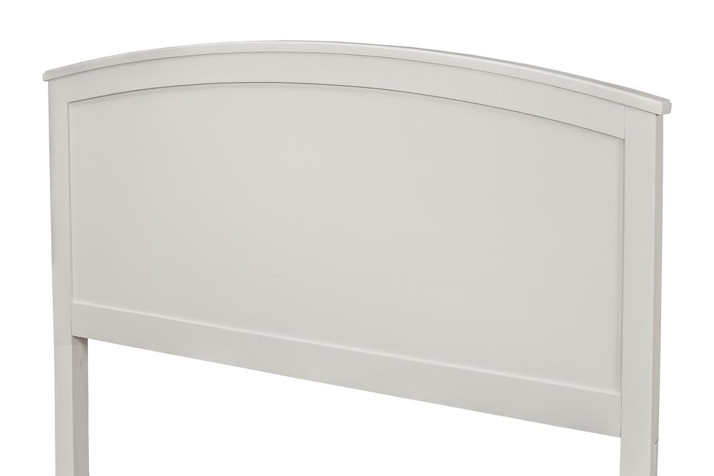 White Solid Wood California King Bed Frame