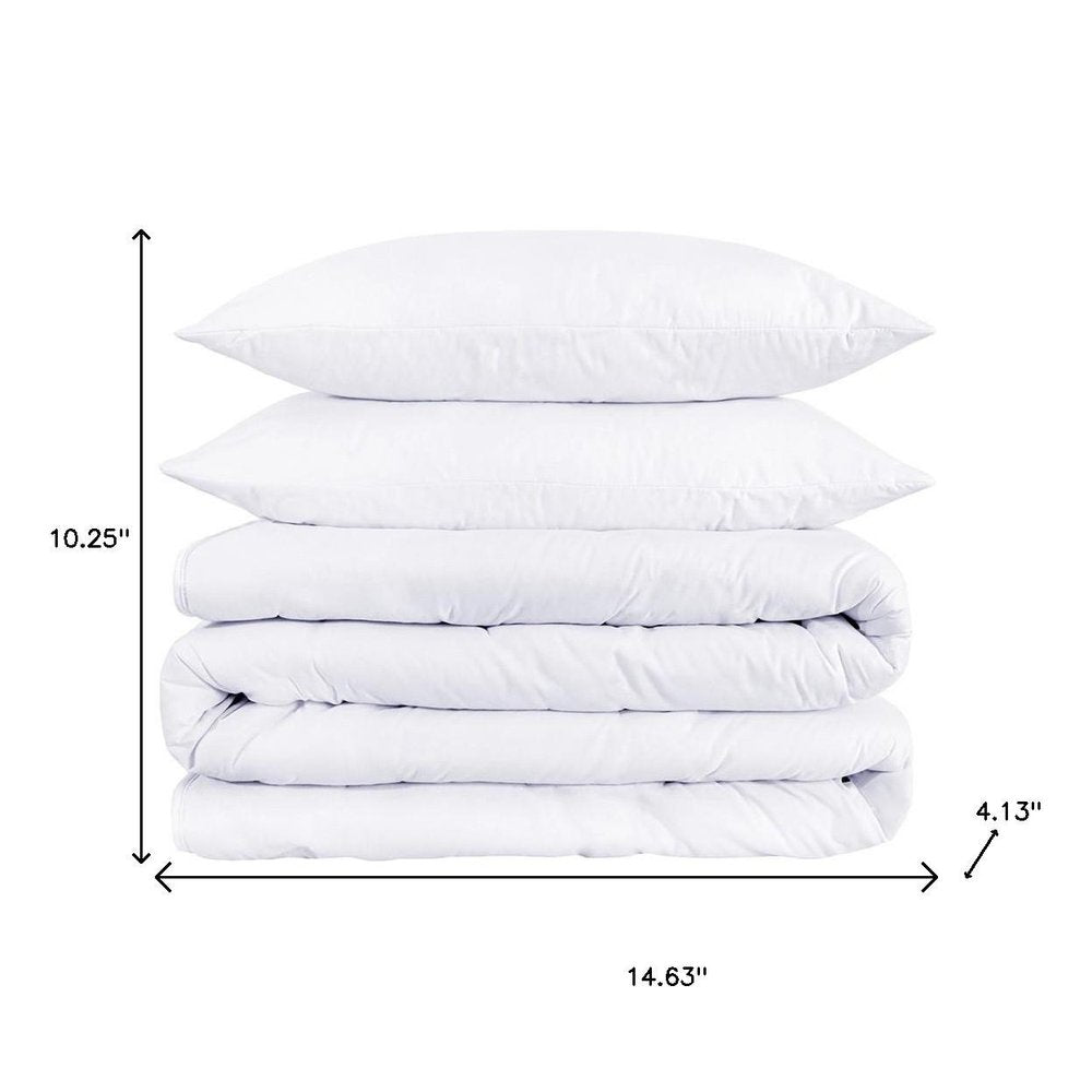 White King Cotton Blend 1500 Thread Count Washable Duvet Cover Set