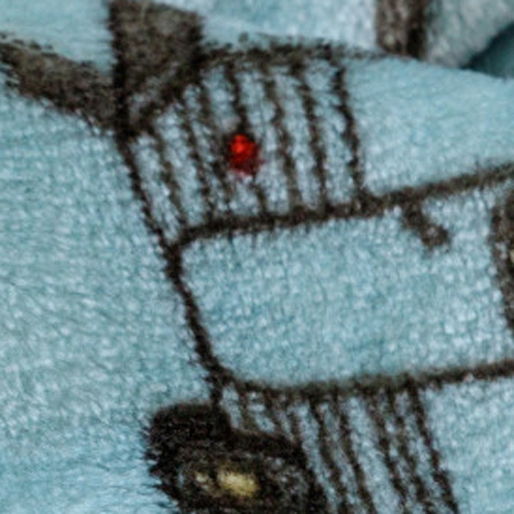 50" X 60" Light Blue Velvet Woven Plush Throw Blanket