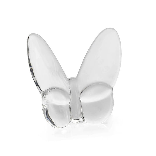 3" Clear Crystal Butterfly Figurine Tabletop Sculpture