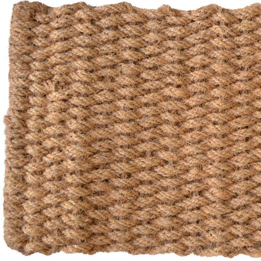 24" X 36" Brown Coir Weave Outdoor Door Mat