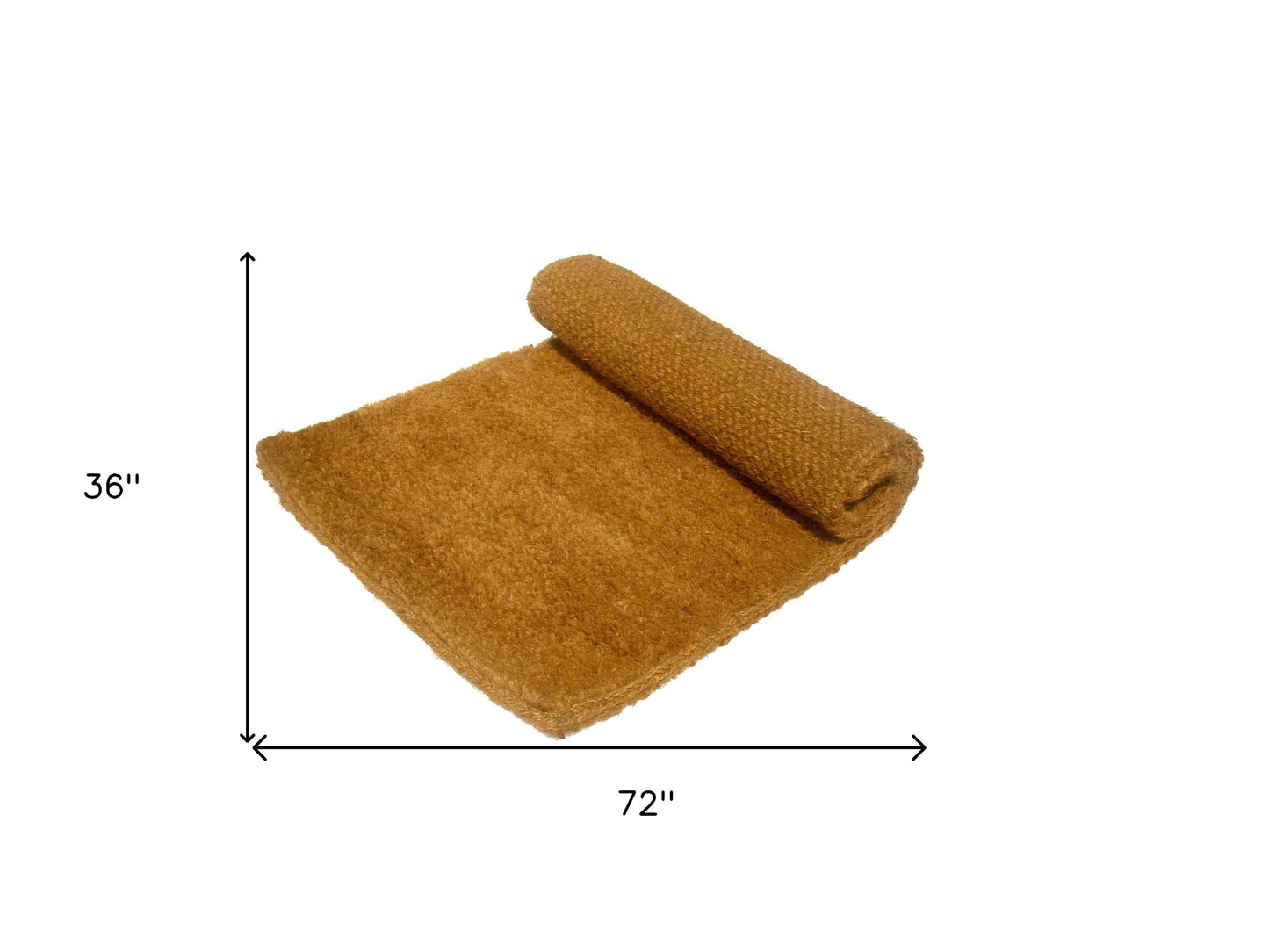 36" X 72" Brown Coir Outdoor Door Mat