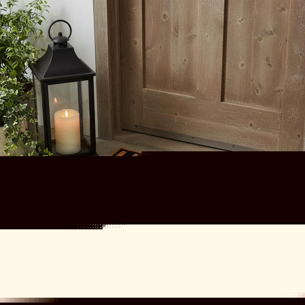 18" X 30" Brown and Black Coir Welcome Outdoor Door Mat