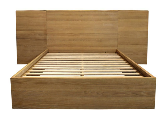 Natural Wood Queen Bed Frame