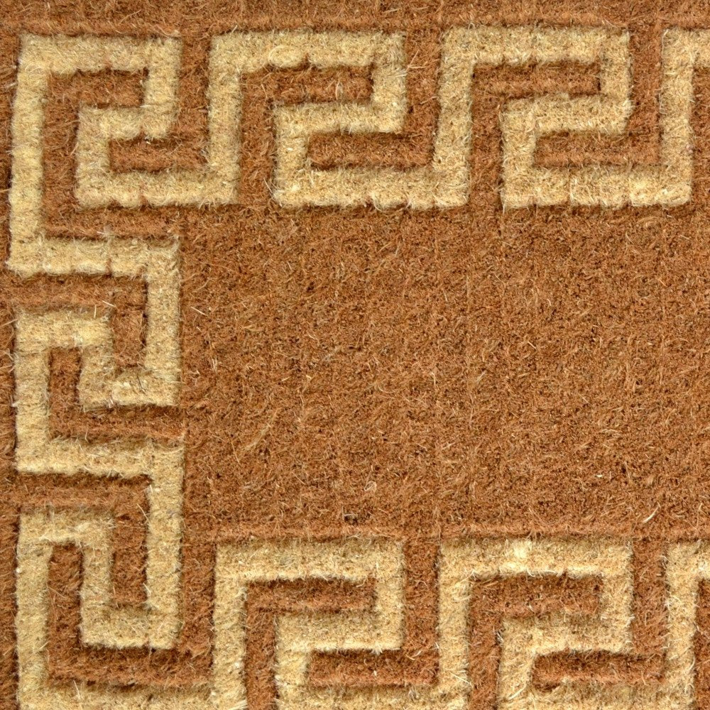 24" X 39" Brown Coir Outdoor Door Mat