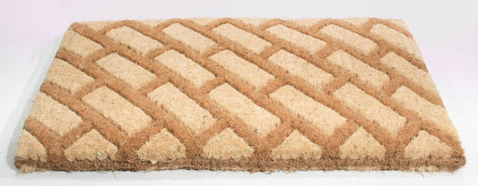 18" X 30" Brown Coir Outdoor Door Mat