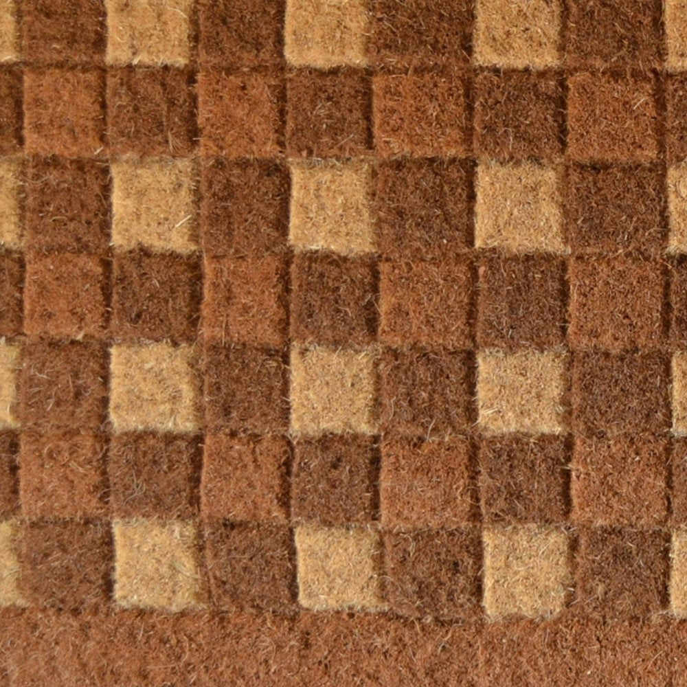 18" X 30" Brown Coir Outdoor Door Mat