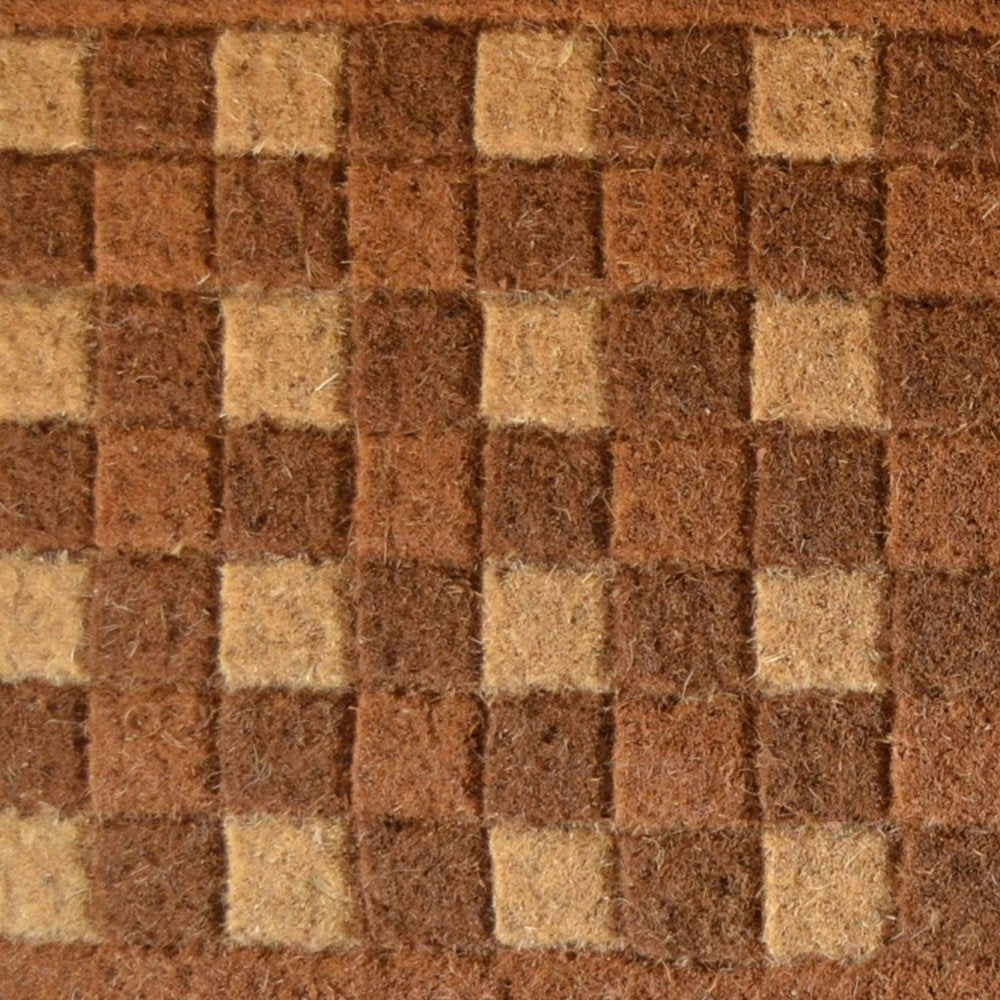 18" X 30" Brown Coir Outdoor Door Mat