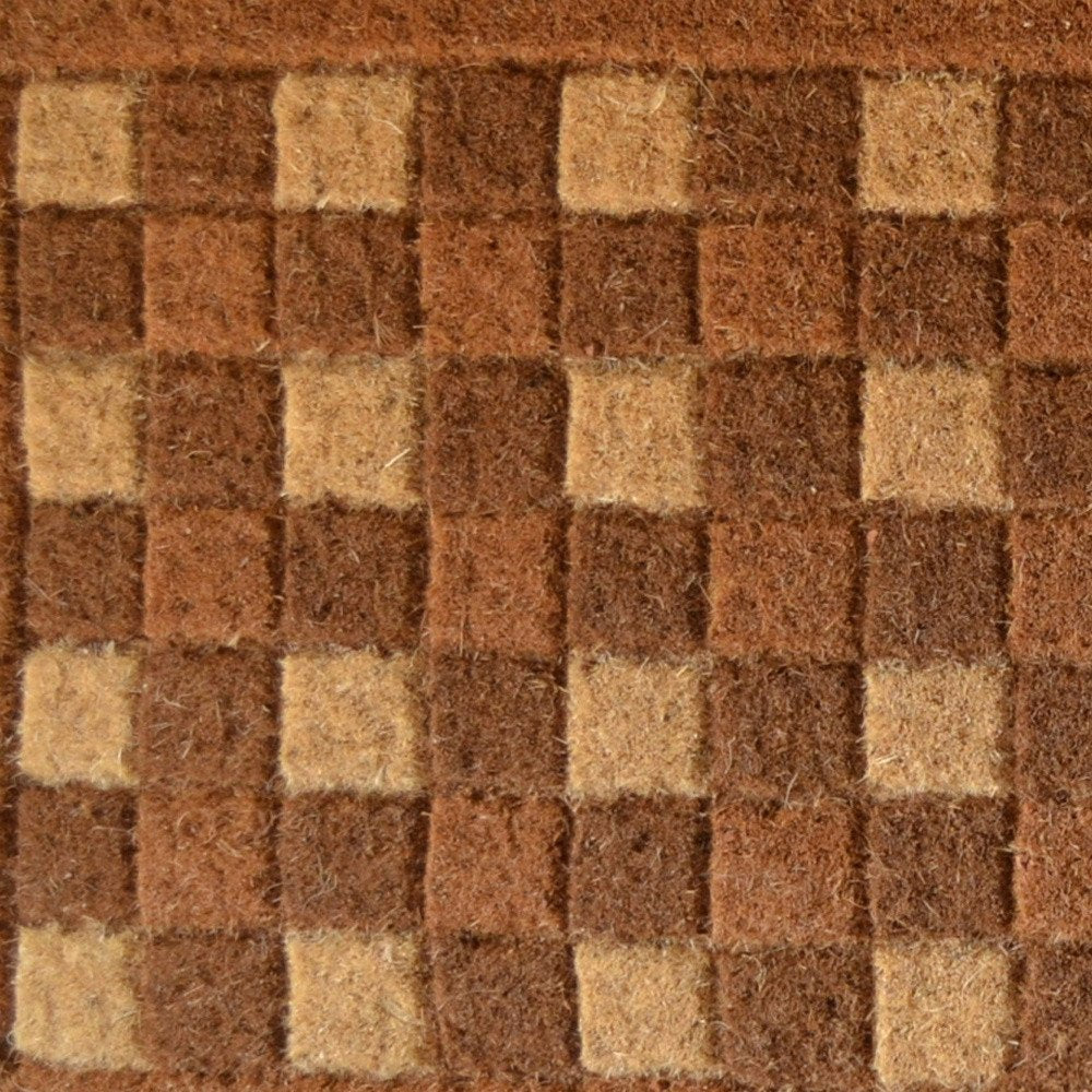 18" X 30" Brown Coir Outdoor Door Mat