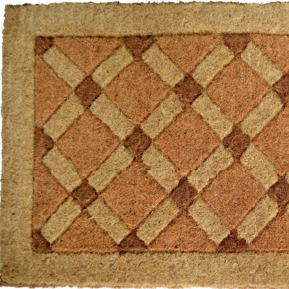 18" X 30" Brown Coir Outdoor Door Mat