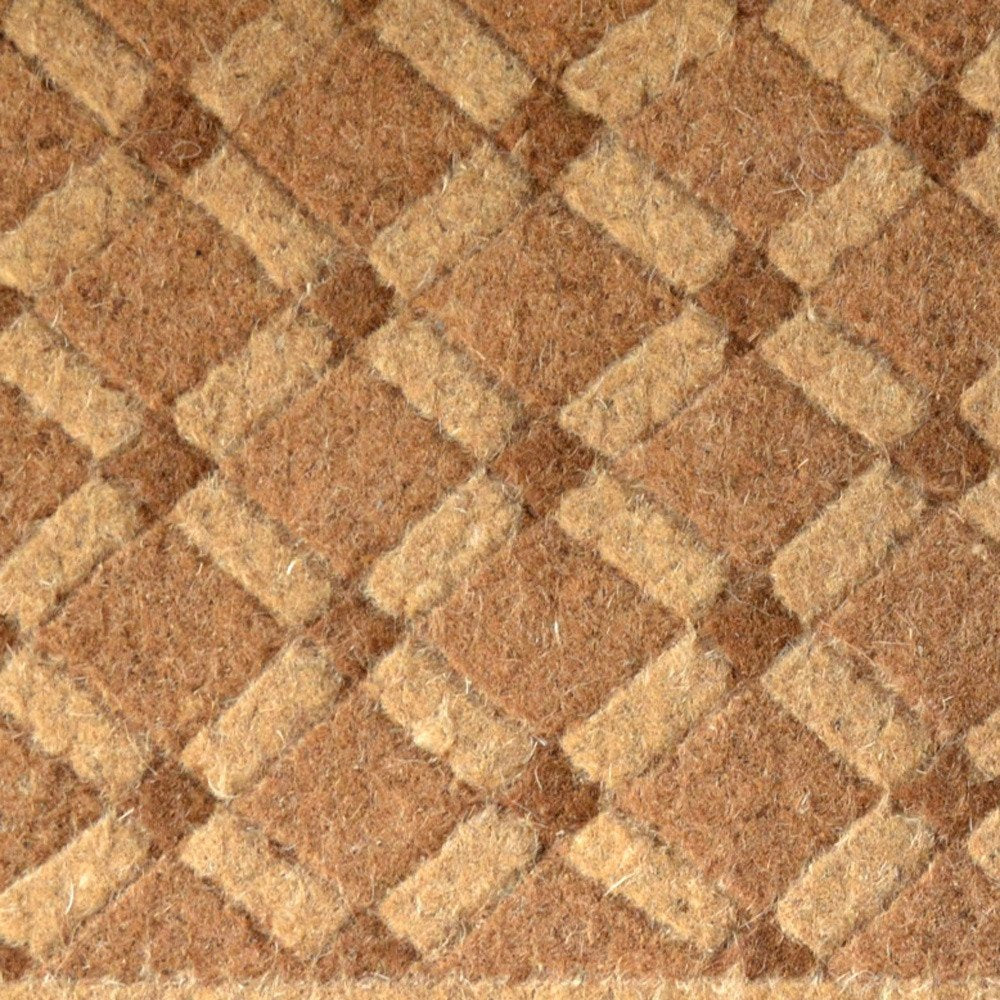 24" X 48" Brown Coir Outdoor Door Mat