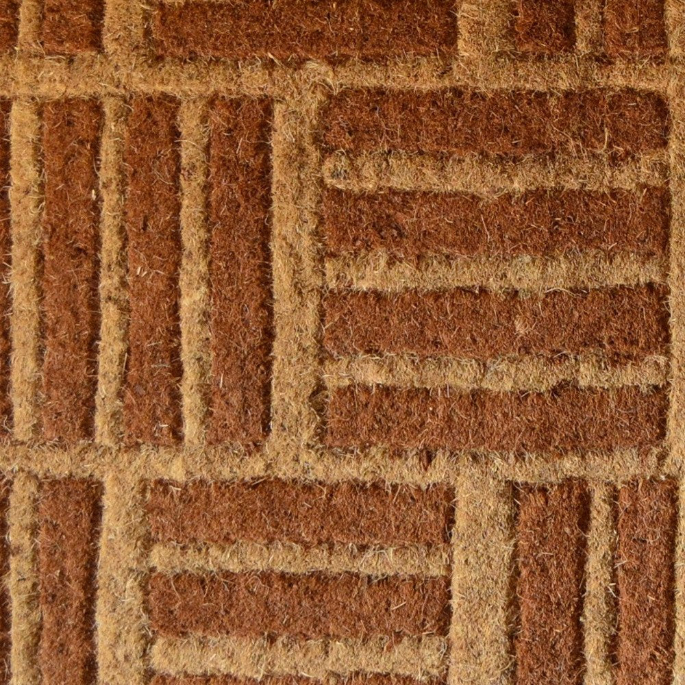 18" X 30" Brown Coir Outdoor Door Mat