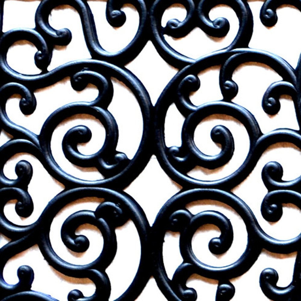 24" X 48" Black Rubber Outdoor Door Mat