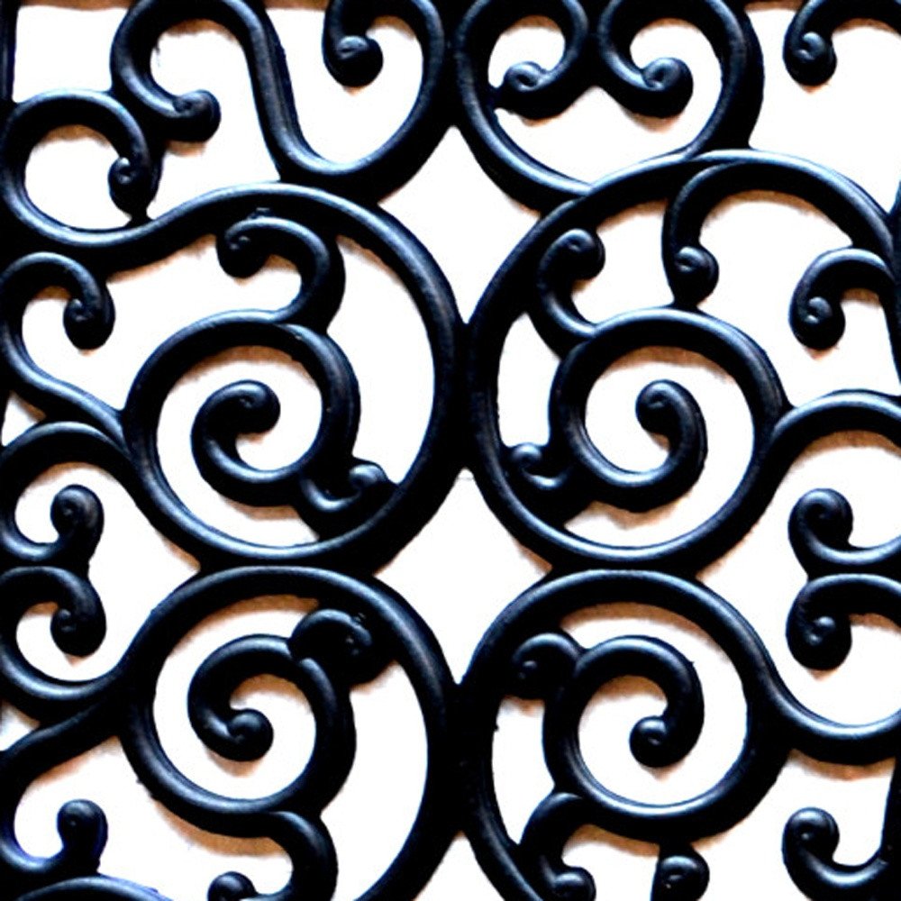 24" X 48" Black Rubber Outdoor Door Mat
