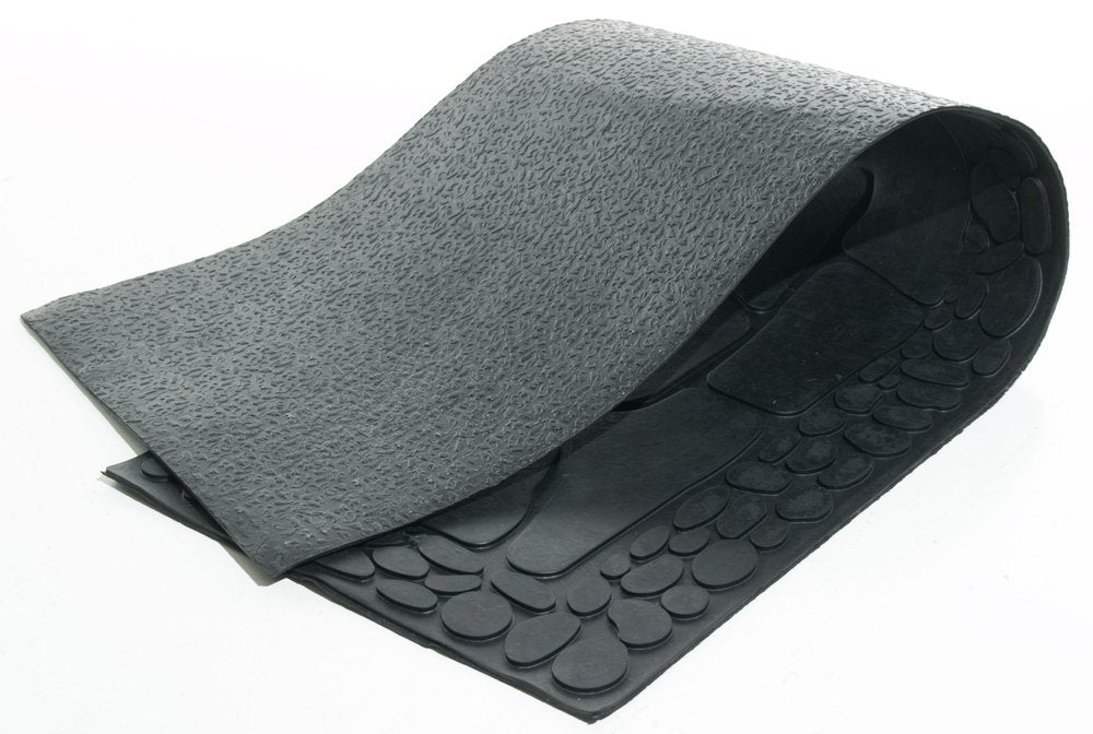 10" X 33" Black Rubber Outdoor Door Mat