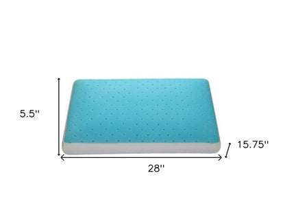 Polyester Gel Memory Foam Queen Size Bed Pillow
