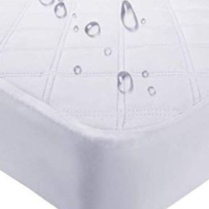 9" Waterproof Bamboo Terry Crib Mattress Pad Liner Mattress Cover Only.