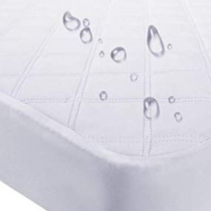 9" Waterproof Bamboo Terry Crib Mattress Pad Liner Mattress Cover Only.