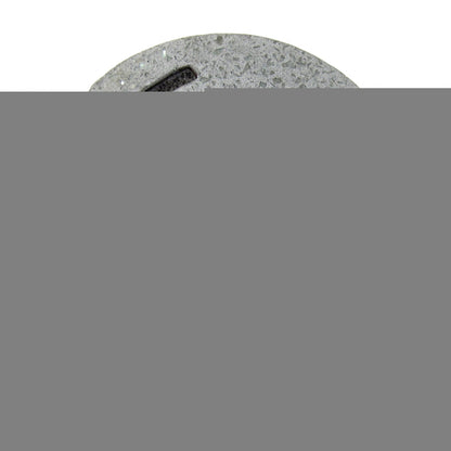 28" X 28" X 2" Gray Round Modern Spiral Wall Art