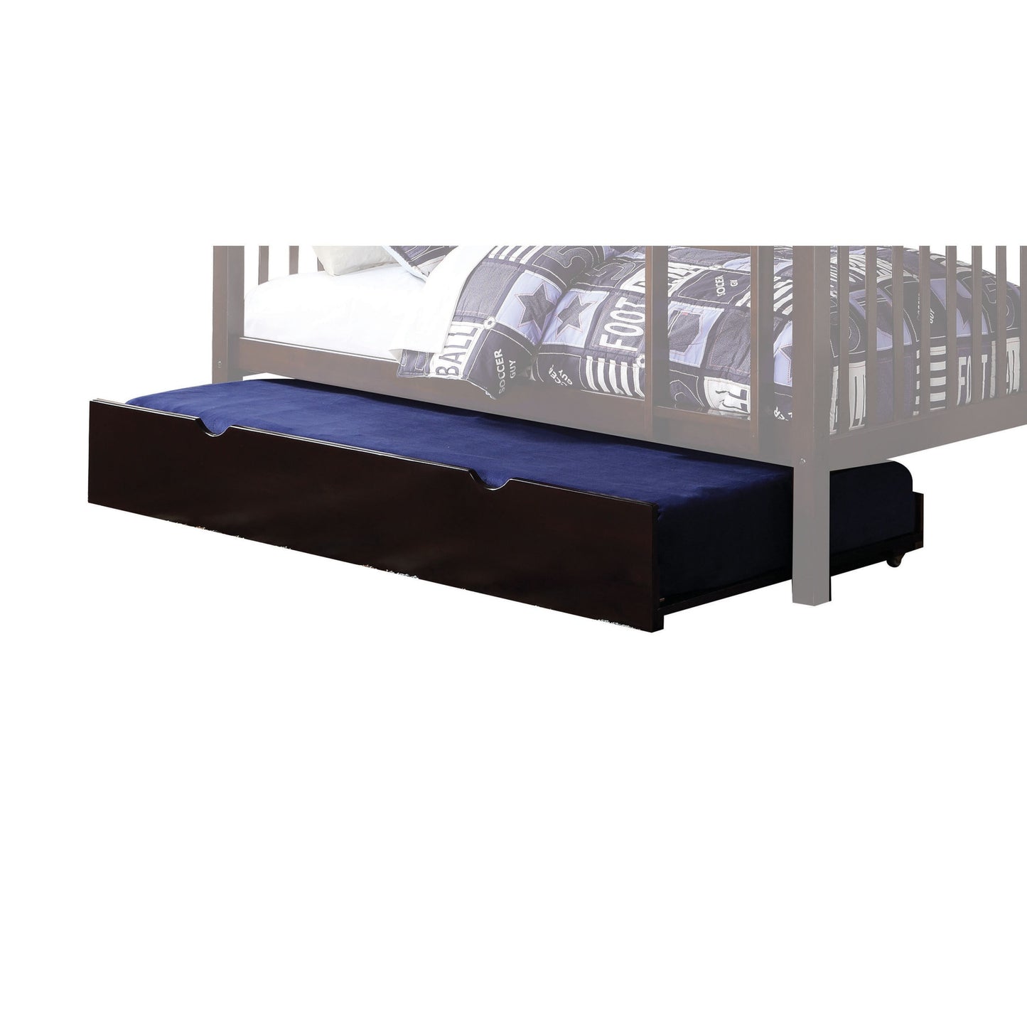Dark Brown Twin Contemporary Bunk Bed