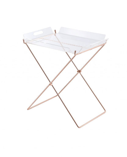 22" Metal Folding Butler Table