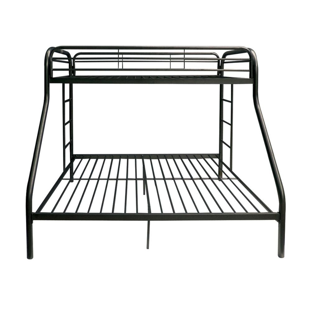 78" X 54" X 60" Twin Over Full Red Metal Tube Bunk Bed