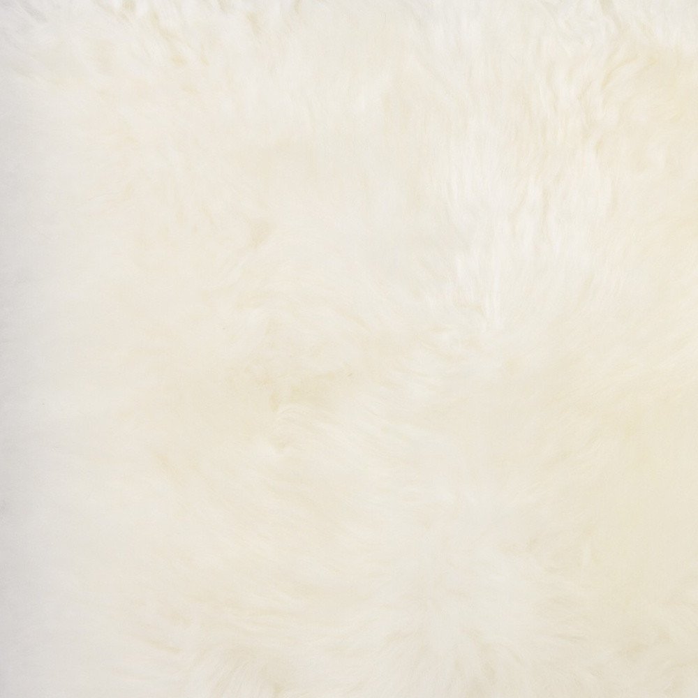 17" X 17" Taupe New Zealand Sheepskin Dining Chair Pad