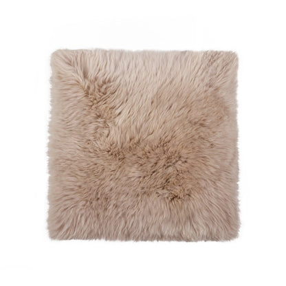 17" X 17" Gray Genuine Sheepskin Chair Pad