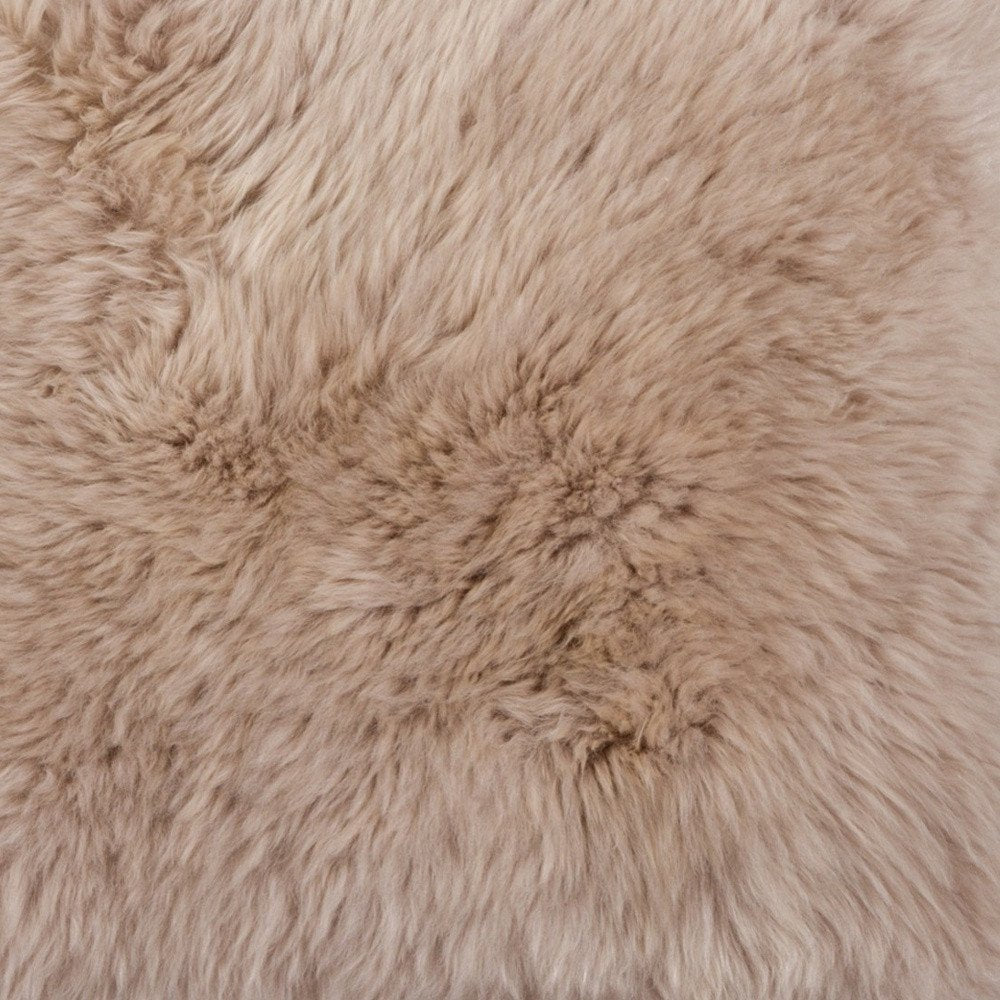17" X 17" Gray Genuine Sheepskin Chair Pad