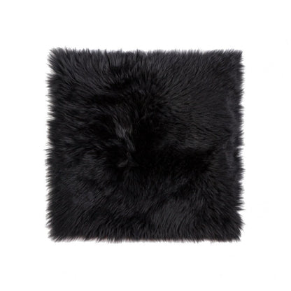 17" X 17" Taupe New Zealand Sheepskin Dining Chair Pad