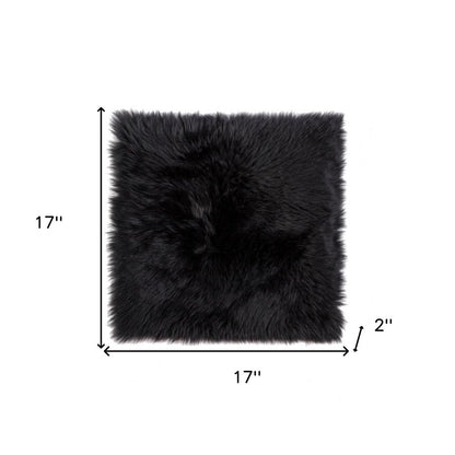 17" X 17" White Synthetic Solid Color Pad