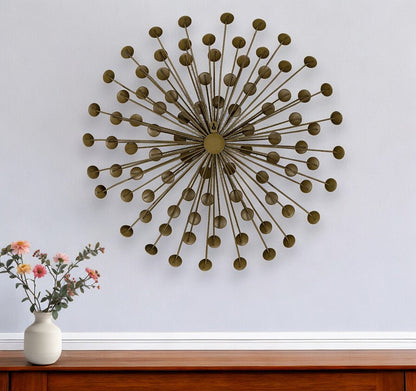 24" X 24" Bronze Metal Novelty