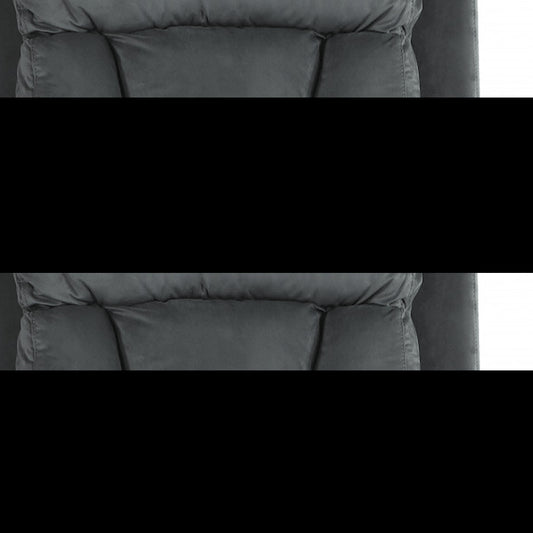 Three Piece Indoor Gray Microsuede Six Person Seating Set