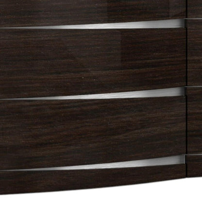 32" Exquisite Wenge High Gloss Dresser